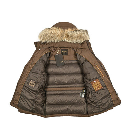 MOORER "VINCENT - KM" ポリエステル100% ファーフード付きダウンジャケット｜420502｜GUARDAROBA MILANO OFFICIAL STORE