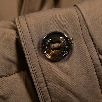 MOORER "VINCENT - KM" ポリエステル100% ファーフード付きダウンジャケット｜420502｜GUARDAROBA MILANO OFFICIAL STORE