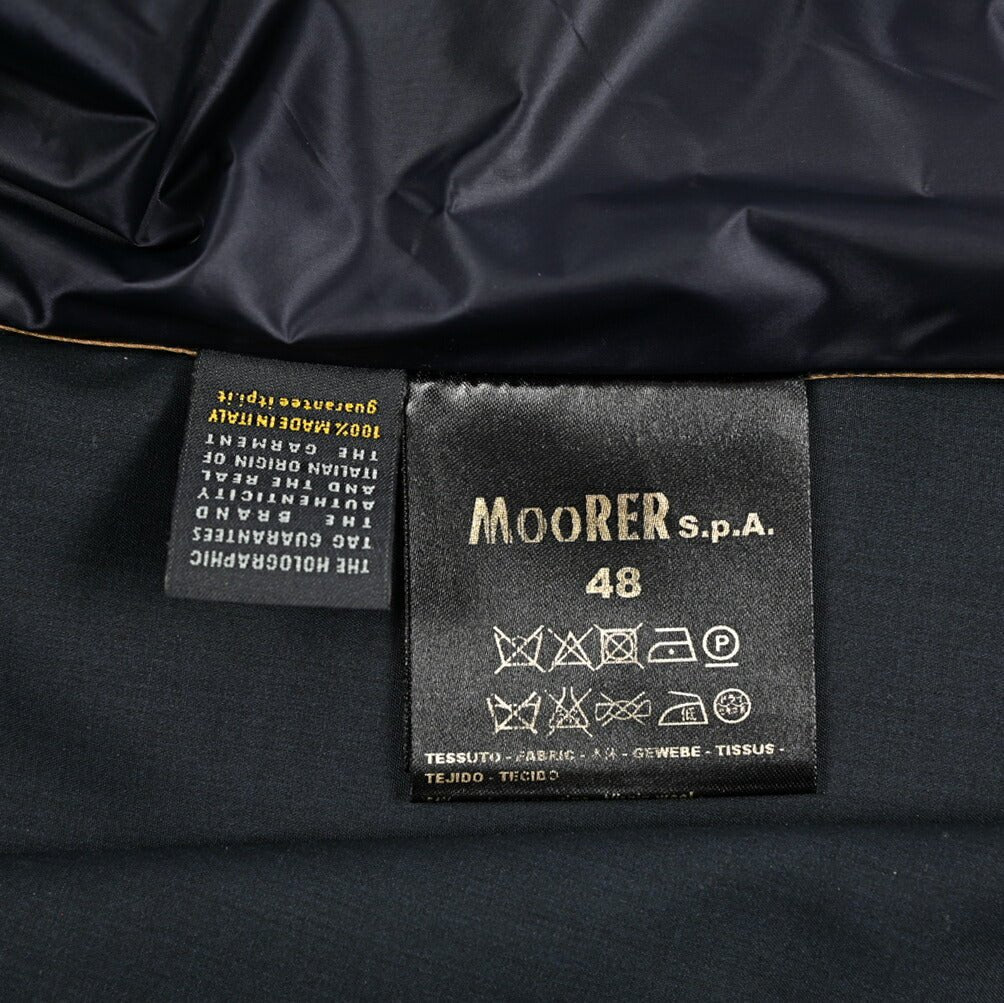 MOORER VITTOR - GO シルク混ウール ステンカラーコート｜435892-48｜GUARDAROBA MILANO OFFICIAL STORE