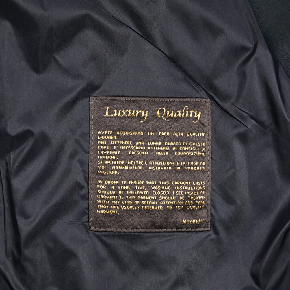 MOORER VITTOR - GO シルク混ウール ステンカラーコート｜435892-48｜GUARDAROBA MILANO OFFICIAL STORE