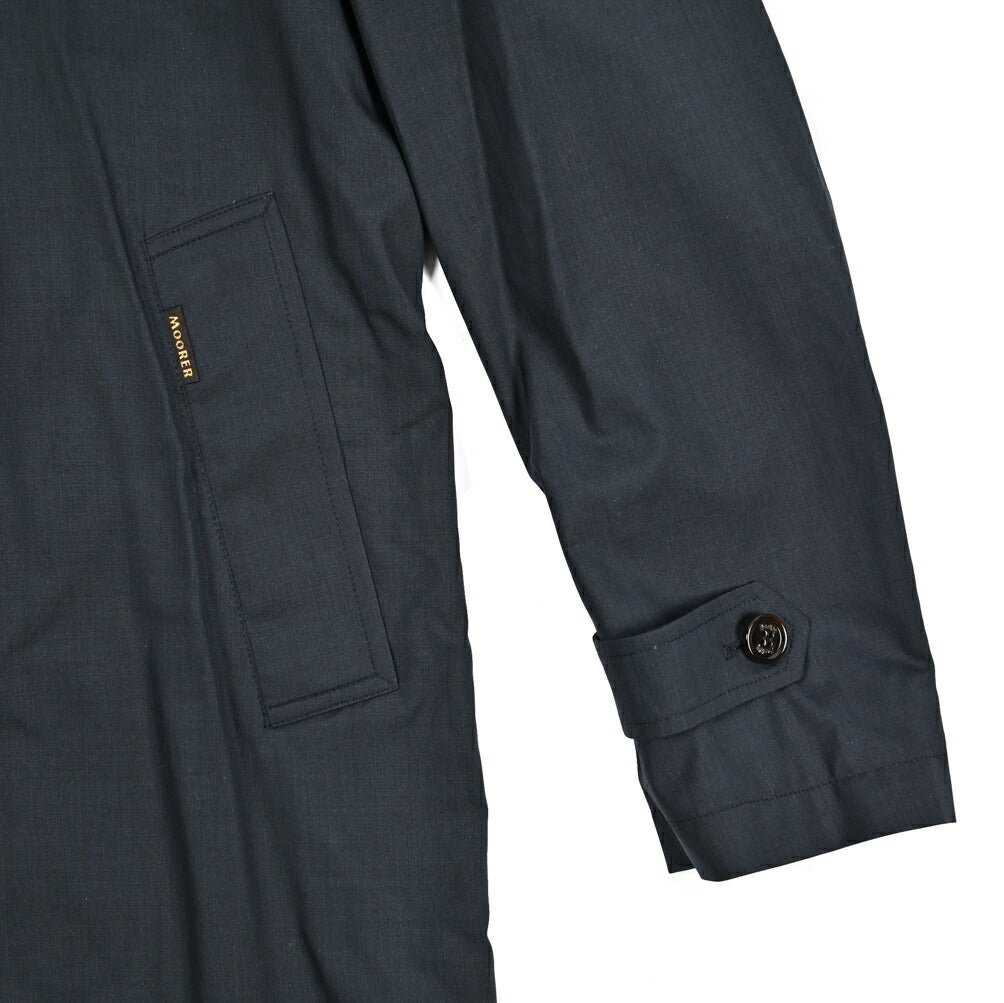 MOORER VITTOR - GO シルク混ウール ステンカラーコート｜435892-48｜GUARDAROBA MILANO OFFICIAL STORE