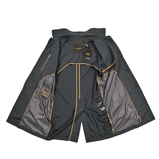 MOORER VITTOR - GO シルク混ウール ステンカラーコート｜435989-46｜GUARDAROBA MILANO OFFICIAL STORE