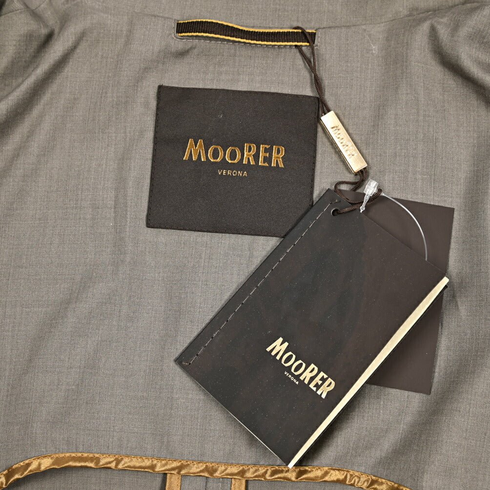 MOORER VITTOR - GO シルク混ウール ステンカラーコート｜436799｜GUARDAROBA MILANO OFFICIAL STORE