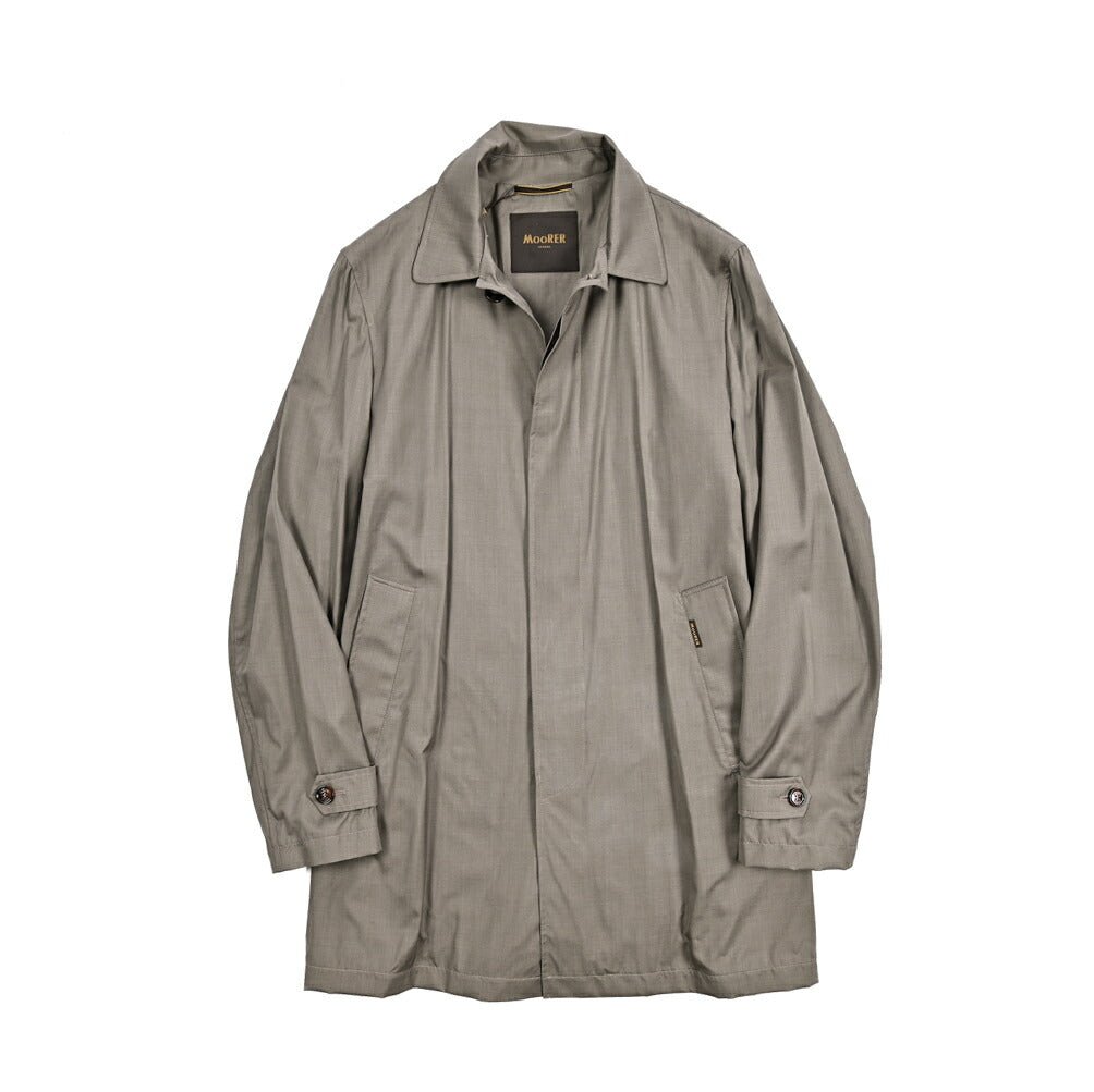 MOORER VITTOR - GO シルク混ウール ステンカラーコート｜436799｜GUARDAROBA MILANO OFFICIAL STORE