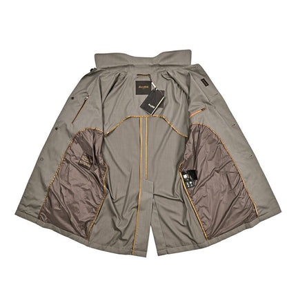 MOORER VITTOR - GO シルク混ウール ステンカラーコート｜436799｜GUARDAROBA MILANO OFFICIAL STORE