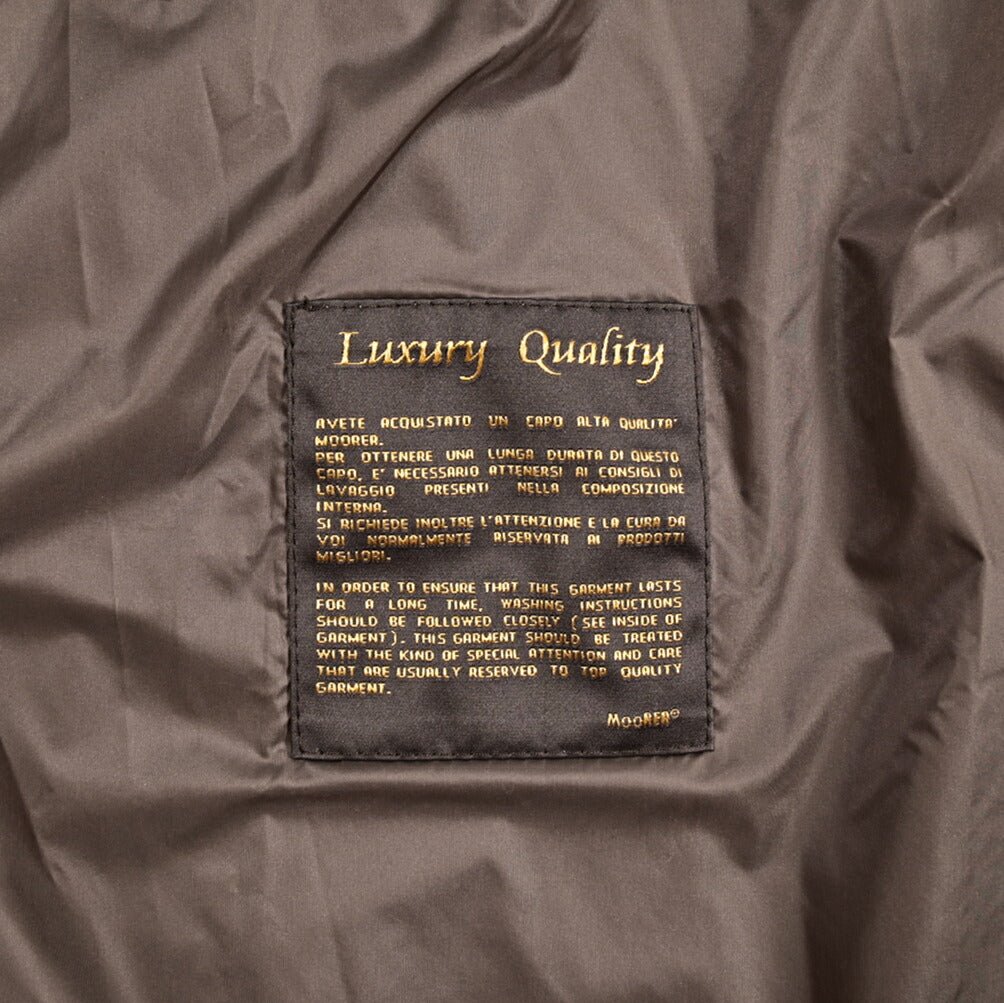 MOORER VITTOR - GO シルク混ウール ステンカラーコート｜436799｜GUARDAROBA MILANO OFFICIAL STORE