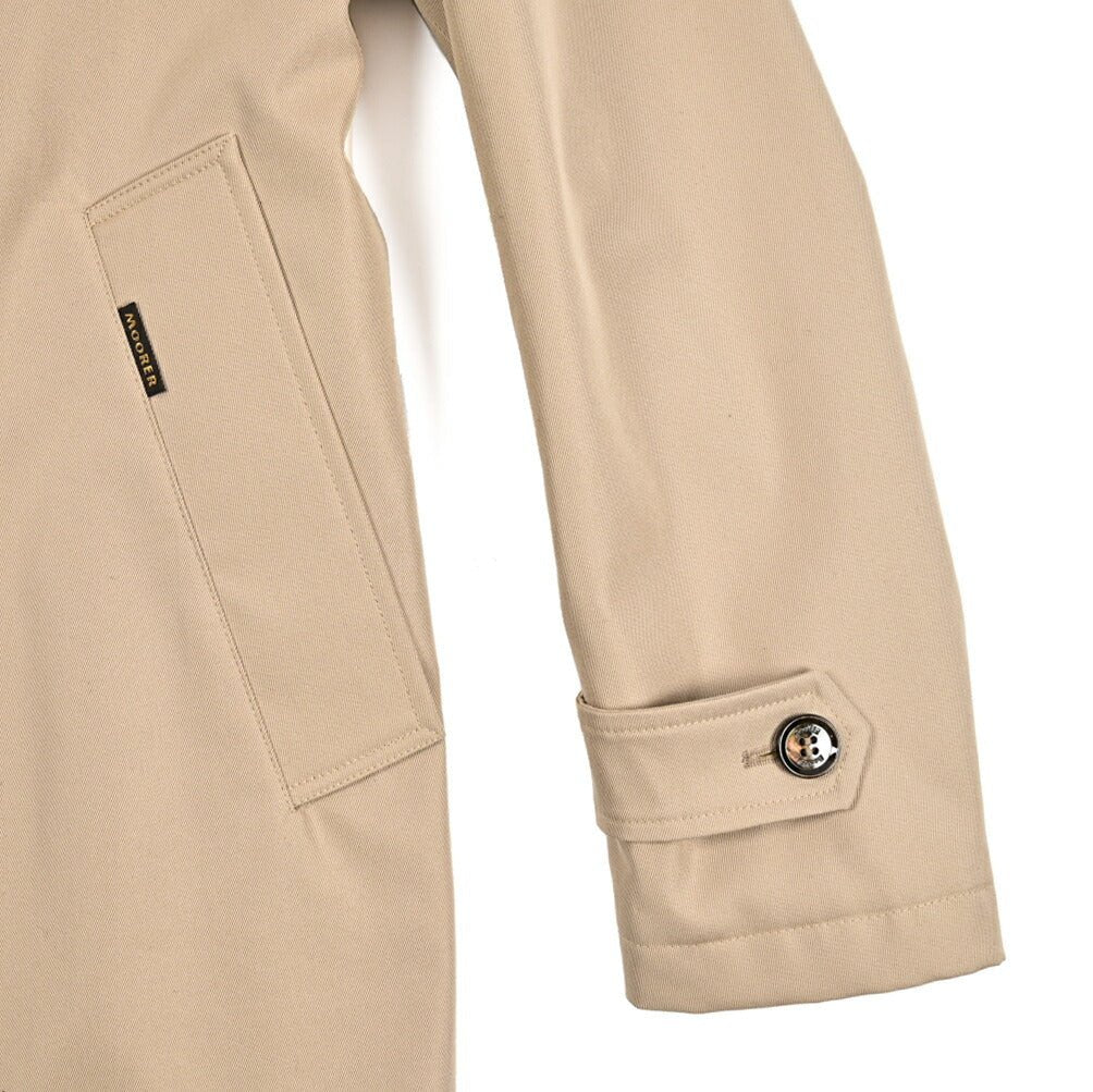 MOORER VITTOR - NRS シルク混コットン ステンカラーコート｜435955-48｜GUARDAROBA MILANO OFFICIAL STORE