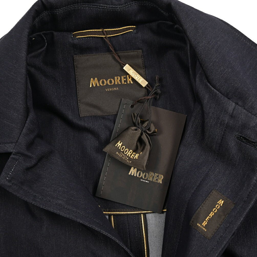 MOORER VITTOR - VN ポリエステル混コットン ステンカラーコート｜436039｜GUARDAROBA MILANO OFFICIAL STORE