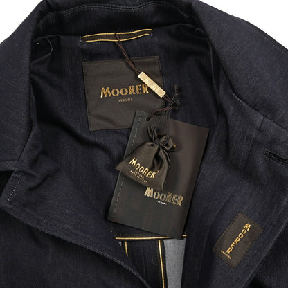 MOORER VITTOR - VN ポリエステル混コットン ステンカラーコート｜436039｜GUARDAROBA MILANO OFFICIAL STORE