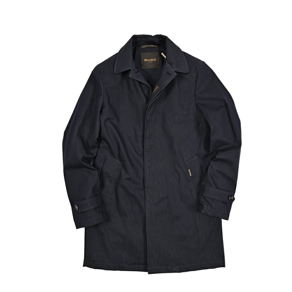 MOORER VITTOR - VN ポリエステル混コットン ステンカラーコート｜436039｜GUARDAROBA MILANO OFFICIAL STORE