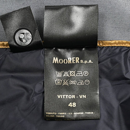 MOORER VITTOR - VN ポリエステル混コットン ステンカラーコート｜436039｜GUARDAROBA MILANO OFFICIAL STORE