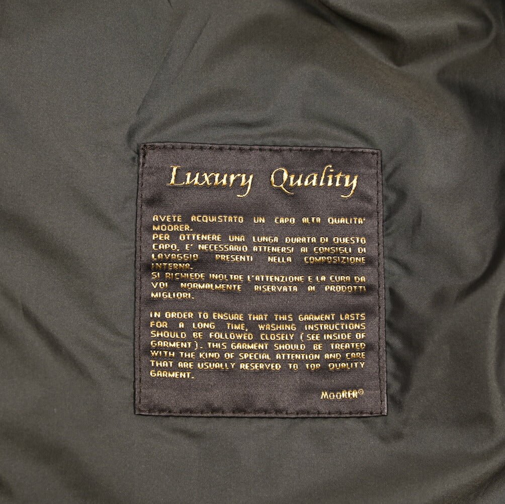 MOORER VITTOR - WM ポリエステル混コットン ステンカラーコート｜435962-48｜GUARDAROBA MILANO OFFICIAL STORE