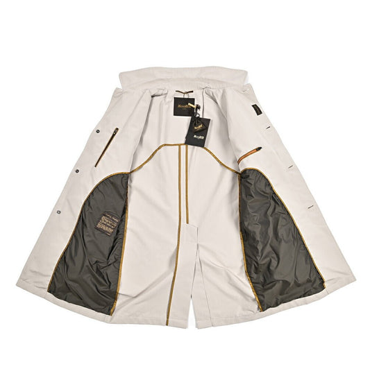 MOORER VITTOR - WM ポリエステル混コットン ステンカラーコート｜435962-48｜GUARDAROBA MILANO OFFICIAL STORE