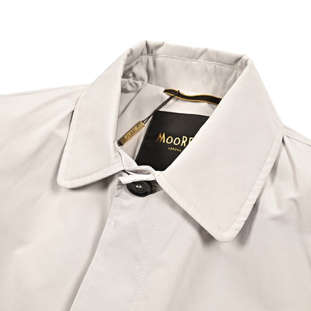 MOORER VITTOR - WM ポリエステル混コットン ステンカラーコート｜435962-48｜GUARDAROBA MILANO OFFICIAL STORE