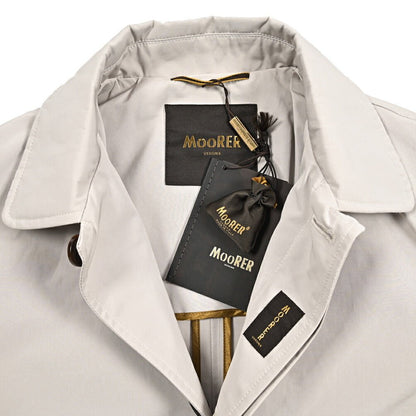 MOORER VITTOR - WM ポリエステル混コットン ステンカラーコート｜435962-48｜GUARDAROBA MILANO OFFICIAL STORE