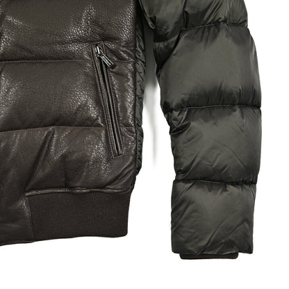 MOORER "WRIGHT - MAS" コンビレザーダウンジャケット｜420448 - 48｜GUARDAROBA MILANO OFFICIAL STORE