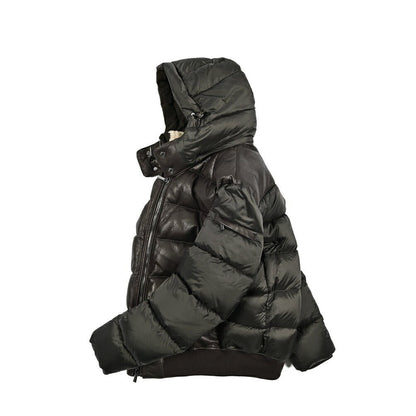 MOORER "WRIGHT - MAS" コンビレザーダウンジャケット｜420448 - 48｜GUARDAROBA MILANO OFFICIAL STORE