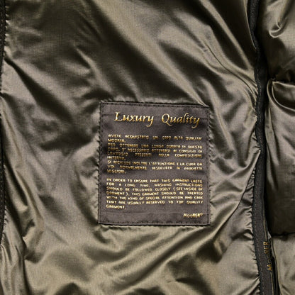 MOORER "WRIGHT - MAS" コンビレザーダウンジャケット｜420448 - 48｜GUARDAROBA MILANO OFFICIAL STORE