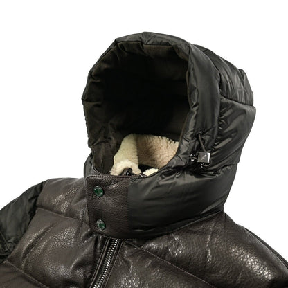 MOORER "WRIGHT - MAS" コンビレザーダウンジャケット｜420448 - 48｜GUARDAROBA MILANO OFFICIAL STORE