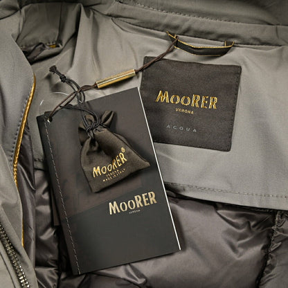 《レディース》MOORER "ZAGARA - KN" ストレッチナイロン ファーフード付きダウンコート / ACQUA RESISTANT(撥水)｜420428｜GUARDAROBA MILANO OFFICIAL STORE