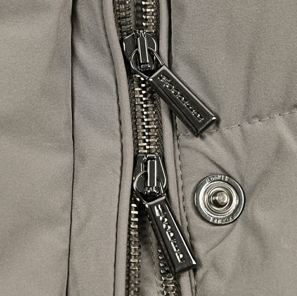 《レディース》MOORER "ZAGARA - KN" ストレッチナイロン ファーフード付きダウンコート / ACQUA RESISTANT(撥水)｜420428｜GUARDAROBA MILANO OFFICIAL STORE
