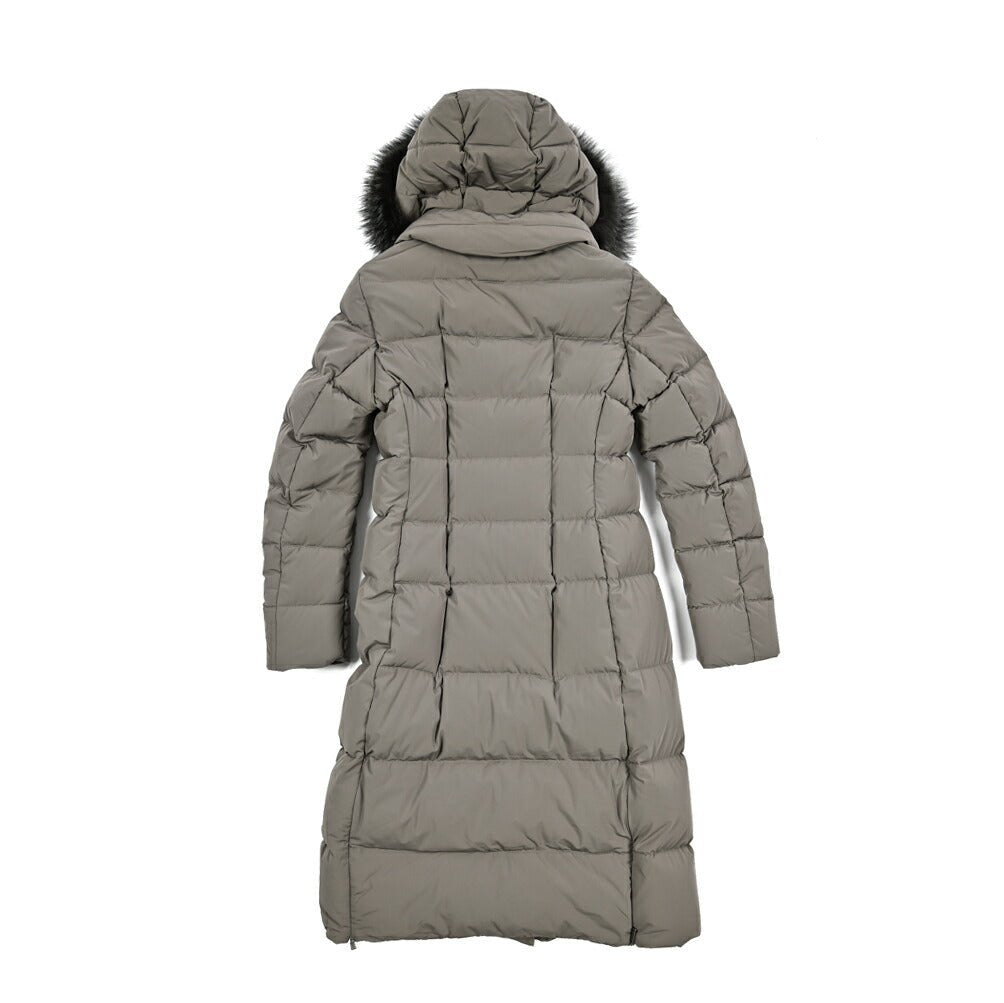 《レディース》MOORER "ZAGARA - KN" ストレッチナイロン ファーフード付きダウンコート / ACQUA RESISTANT(撥水)｜420428｜GUARDAROBA MILANO OFFICIAL STORE
