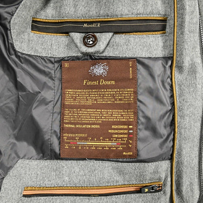 MOORER "ZARBO - LS9" カシミヤ混ウール スタンドカラーダウンコート｜420457｜GUARDAROBA MILANO OFFICIAL STORE