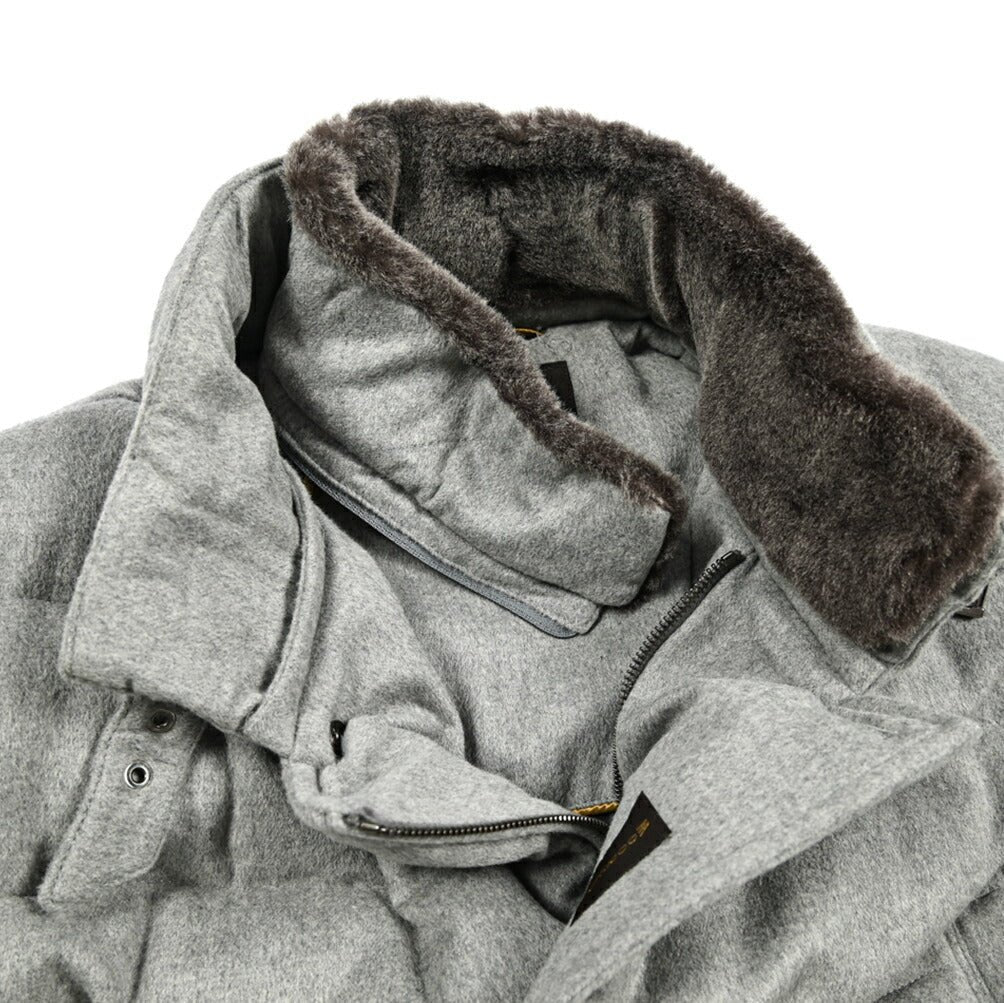 MOORER "ZARBO - LS9" カシミヤ混ウール スタンドカラーダウンコート｜420457｜GUARDAROBA MILANO OFFICIAL STORE