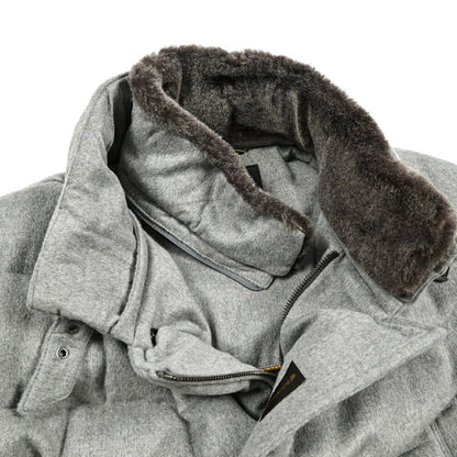 MOORER "ZARBO - LS9" カシミヤ混ウール スタンドカラーダウンコート｜420457｜GUARDAROBA MILANO OFFICIAL STORE