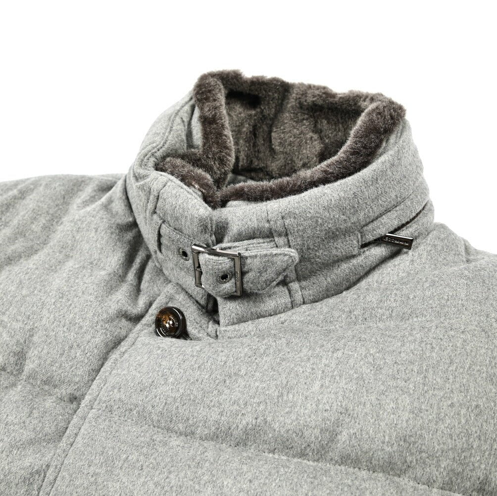 MOORER "ZARBO - LS9" カシミヤ混ウール スタンドカラーダウンコート｜420457｜GUARDAROBA MILANO OFFICIAL STORE