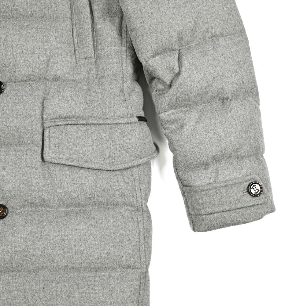 MOORER "ZARBO - LS9" カシミヤ混ウール スタンドカラーダウンコート｜420457｜GUARDAROBA MILANO OFFICIAL STORE