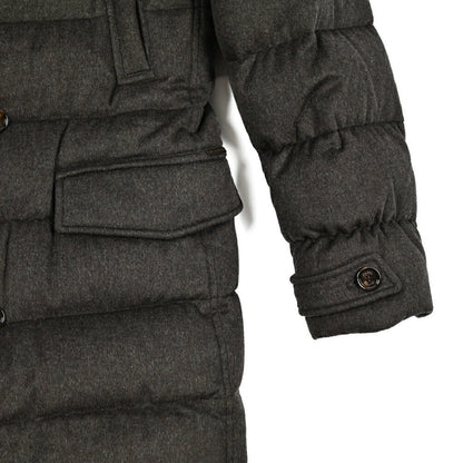 MOORER "ZARBO - LS9" カシミヤ混ウール スタンドカラーダウンコート｜420458 - 54｜GUARDAROBA MILANO OFFICIAL STORE