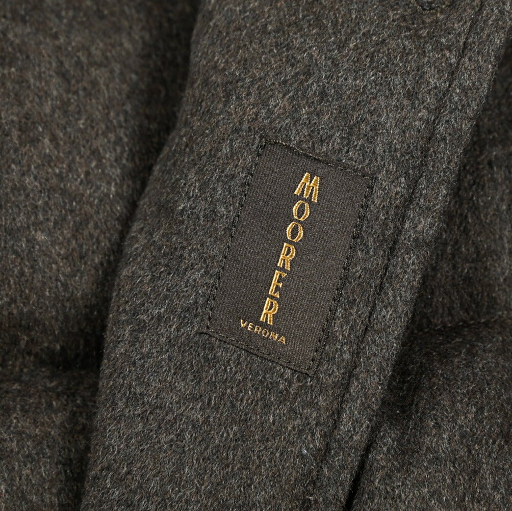 MOORER "ZARBO - LS9" カシミヤ混ウール スタンドカラーダウンコート｜420458 - 54｜GUARDAROBA MILANO OFFICIAL STORE