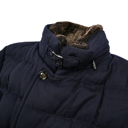 MOORER "ZARBO - LS9" カシミヤ混ウール スタンドカラーダウンコート｜420460｜GUARDAROBA MILANO OFFICIAL STORE