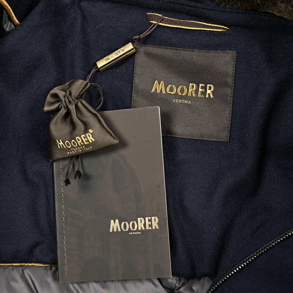 MOORER "ZARBO - LS9" カシミヤ混ウール スタンドカラーダウンコート｜420460｜GUARDAROBA MILANO OFFICIAL STORE