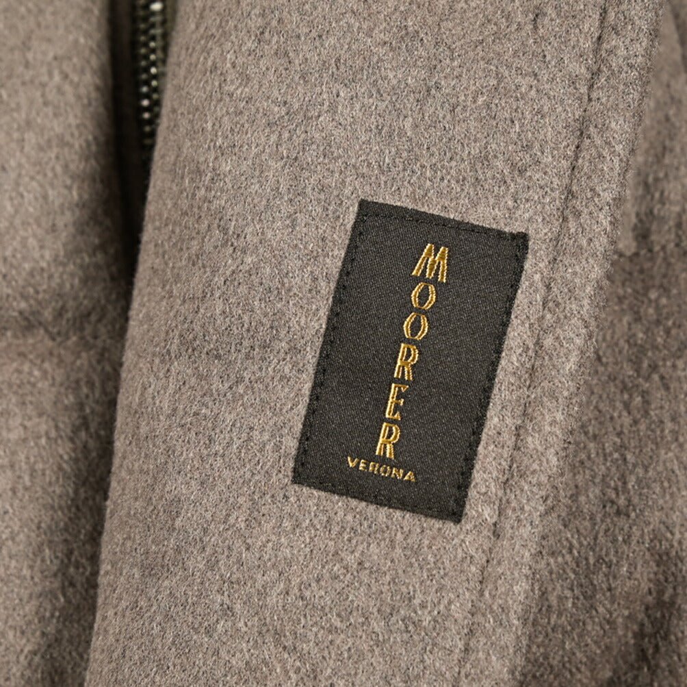 MOORER "ZARBO - LS9" カシミヤ混ウール スタンドカラーダウンコート｜420461 - 44｜GUARDAROBA MILANO OFFICIAL STORE