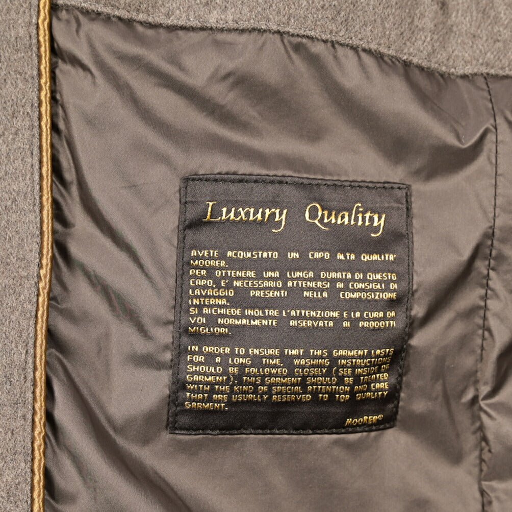 MOORER "ZARBO - LS9" カシミヤ混ウール スタンドカラーダウンコート｜420461 - 44｜GUARDAROBA MILANO OFFICIAL STORE