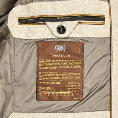 MOORER "ZARBO - LS9" カシミヤ混ウール スタンドカラーダウンコート｜420463｜GUARDAROBA MILANO OFFICIAL STORE