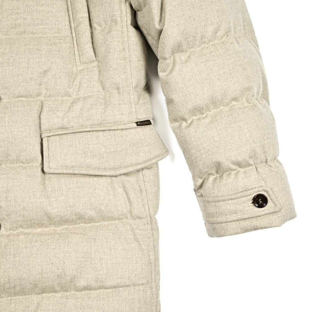 MOORER "ZARBO - LS9" カシミヤ混ウール スタンドカラーダウンコート｜420463｜GUARDAROBA MILANO OFFICIAL STORE