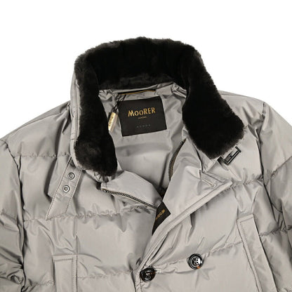 MOORER "ZARBO - STP" ポリエステル100% スタンドカラーダウンコート / ACQUA PROOF (防水)｜420483 - 48｜GUARDAROBA MILANO OFFICIAL STORE