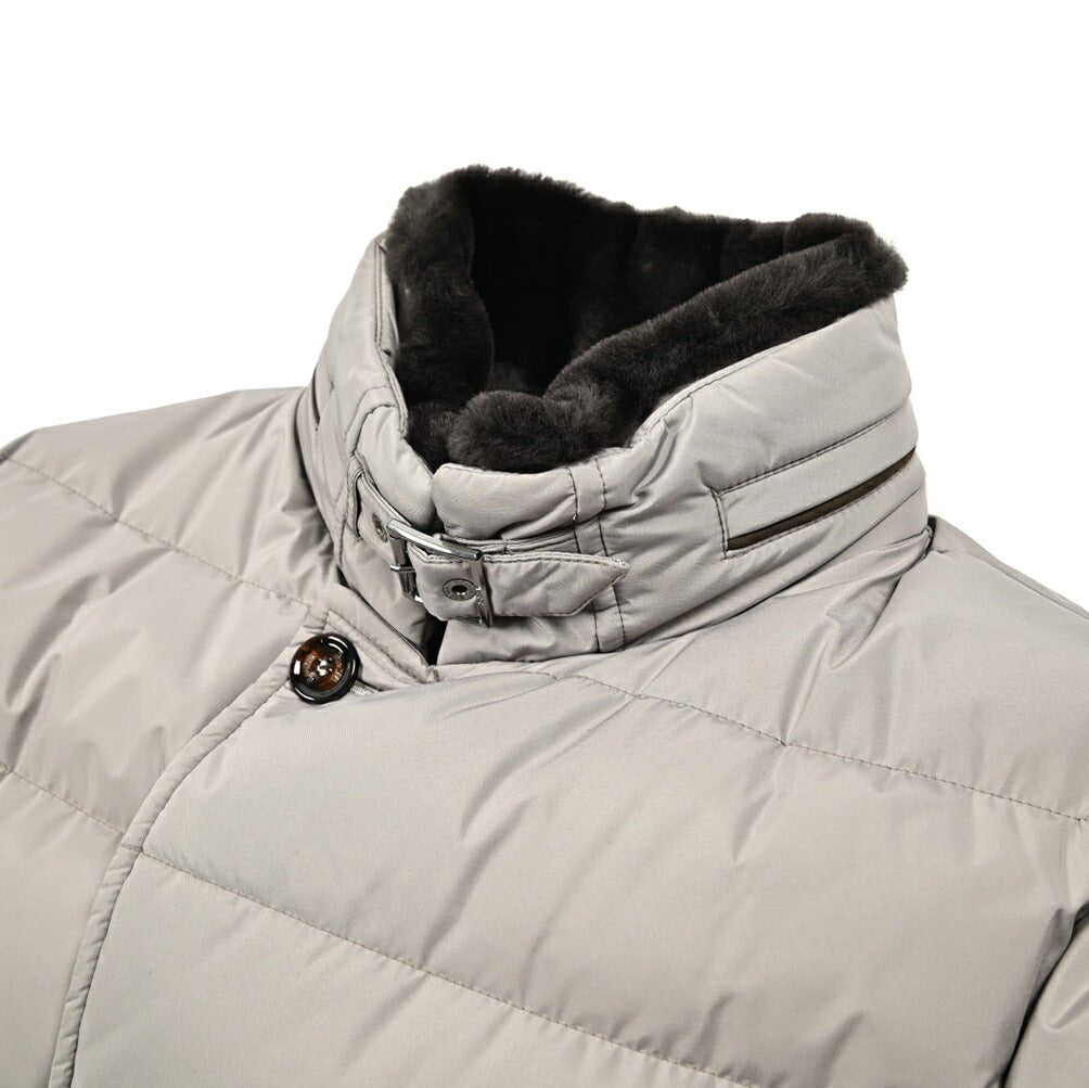 MOORER "ZARBO - STP" ポリエステル100% スタンドカラーダウンコート / ACQUA PROOF (防水)｜420483 - 48｜GUARDAROBA MILANO OFFICIAL STORE