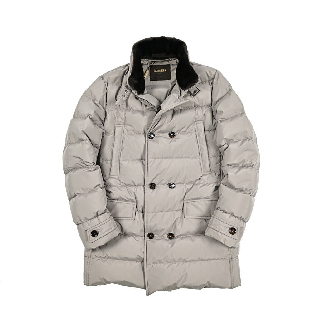 MOORER "ZARBO - STP" ポリエステル100% スタンドカラーダウンコート / ACQUA PROOF (防水)｜420483 - 48｜GUARDAROBA MILANO OFFICIAL STORE