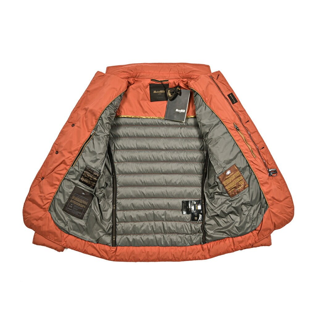 SALE｜MOORER ZAVYER - S3 ストレッチナイロン ライトウェイトダウンジャケット / ACQUA RESISTANT(撥水)｜417806 - 48｜GUARDAROBA MILANO OFFICIAL STORE