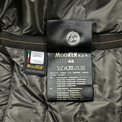 MOORER ZAVYER - S3 ストレッチナイロン ライトウェイトダウンジャケット / ACQUA RESISTANT(撥水)｜417804 - 44｜GUARDAROBA MILANO OFFICIAL STORE