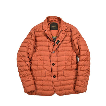 SALE｜MOORER ZAVYER - S3 ストレッチナイロン ライトウェイトダウンジャケット / ACQUA RESISTANT(撥水)｜417806 - 48｜GUARDAROBA MILANO OFFICIAL STORE