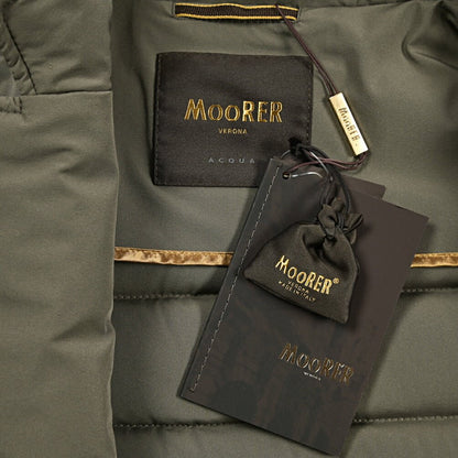 MOORER "ZAYN - KN" ストレッチナイロン スタンドカラーダウンジャケット / ACQUA RESISTANT(撥水)｜418070｜GUARDAROBA MILANO OFFICIAL STORE