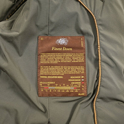 MOORER "ZAYN - KN" ストレッチナイロン スタンドカラーダウンジャケット / ACQUA RESISTANT(撥水)｜418070｜GUARDAROBA MILANO OFFICIAL STORE