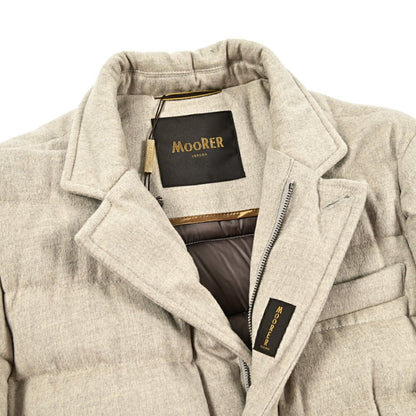 MOORER "ZAYN - LS9" カシミヤ混ウール ダウンジャケット｜418046｜GUARDAROBA MILANO OFFICIAL STORE