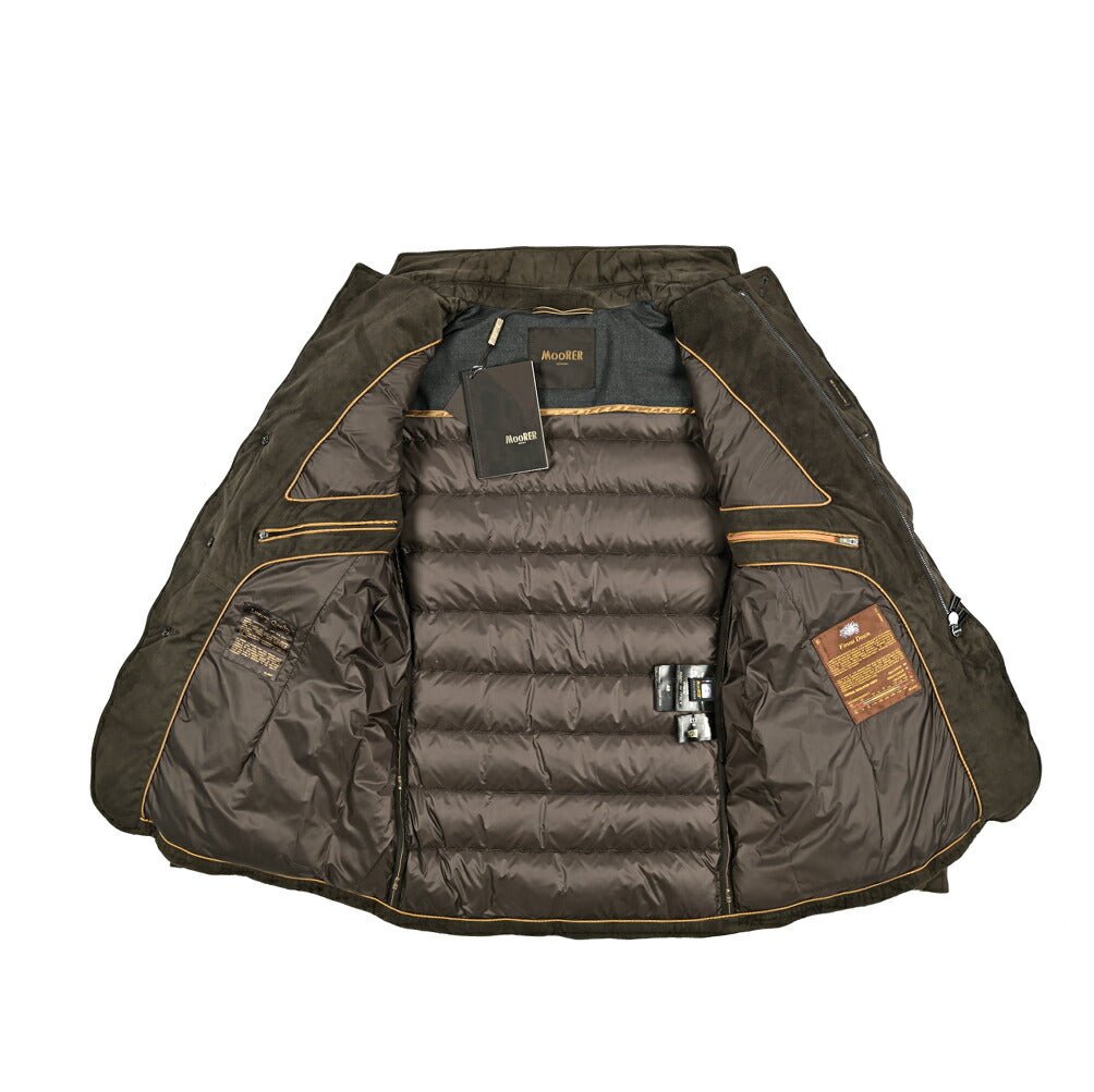 SALE｜MOORER ムーレー / ZAYN-UR スエードレザーダウンジャケット