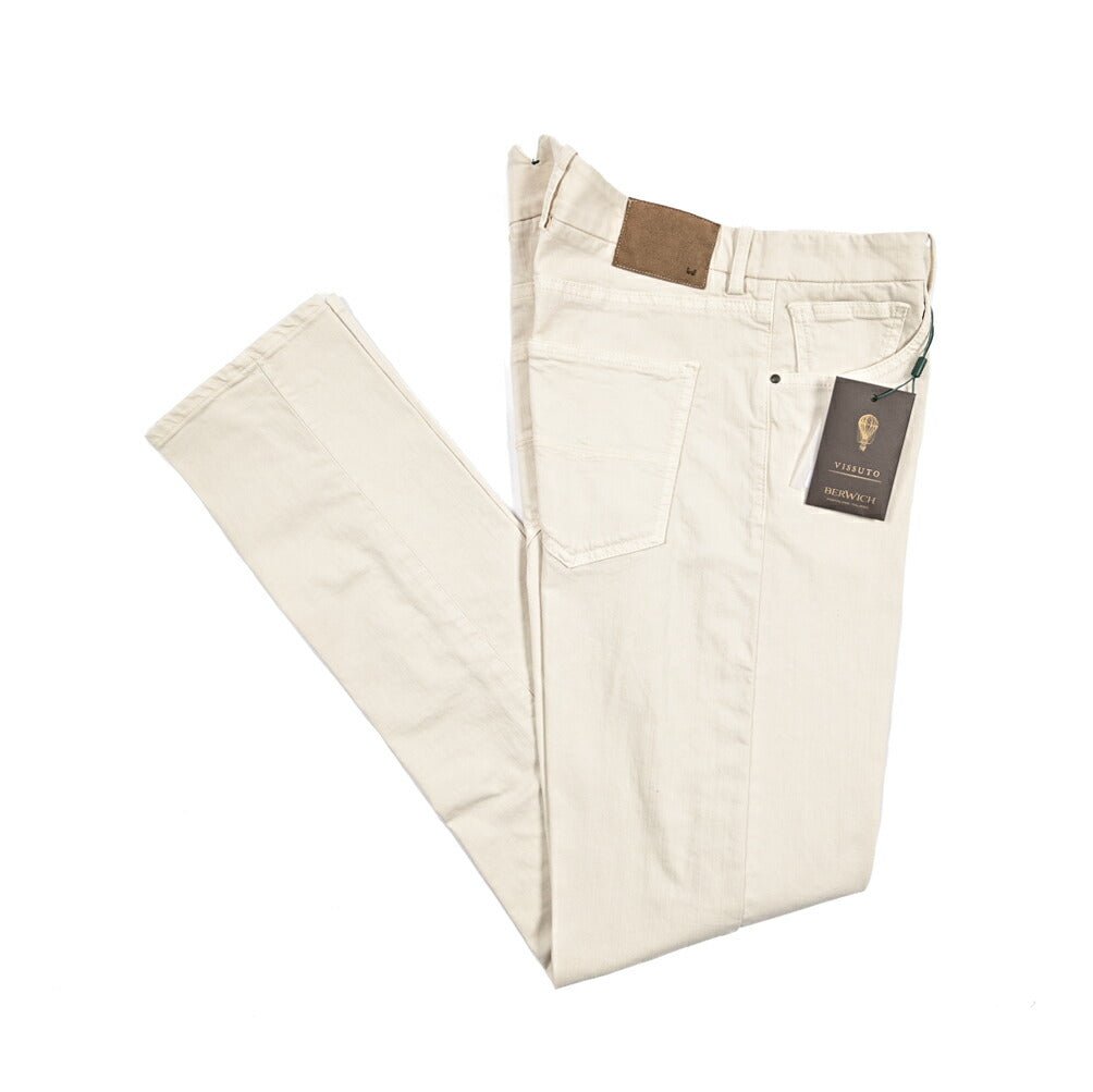 MORE SALE｜BERWICH "BAROLO" テンセル混コットン 5ポケットコットンパンツ｜425038 - 30｜GUARDAROBA MILANO OFFICIAL STORE